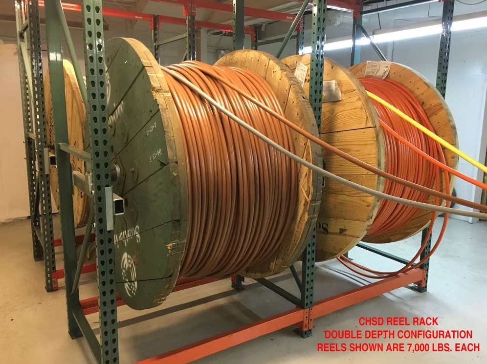 CHSD Single Depth Center Hung Reel Rack 10,000 LB. - View 4