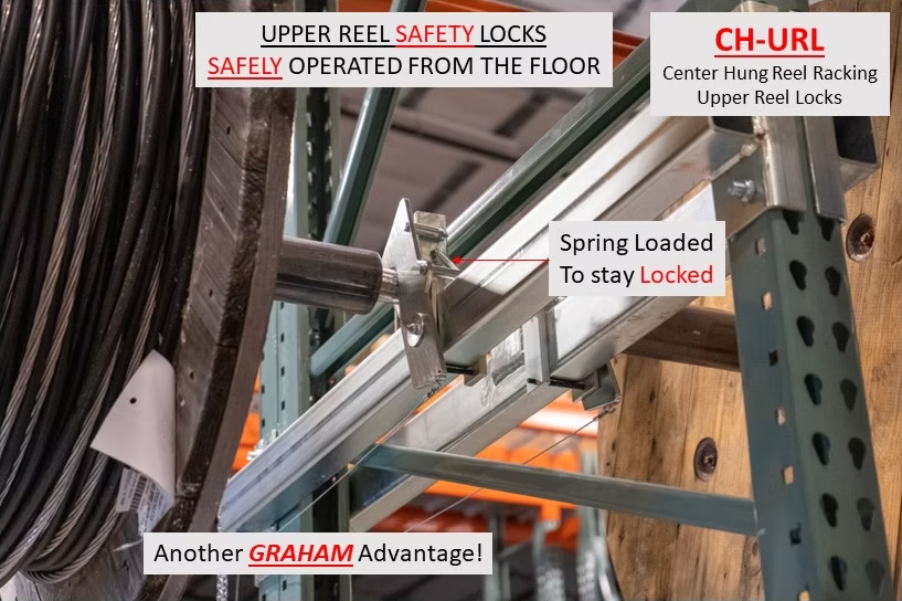 CHSD Single Depth Center Hung Reel Rack 10,000 LB. - View 7