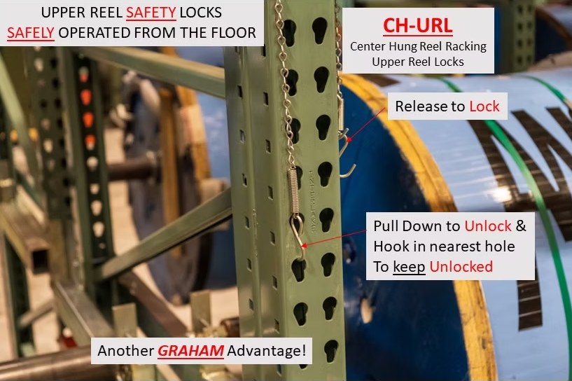 CHSD Single Depth Center Hung Reel Rack 10,000 LB. - View 8
