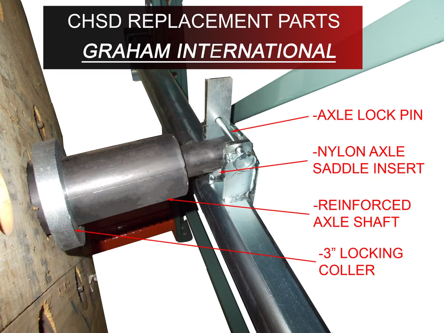 CHSD Single Depth Center Hung Reel Rack 10,000 LB. - View 9