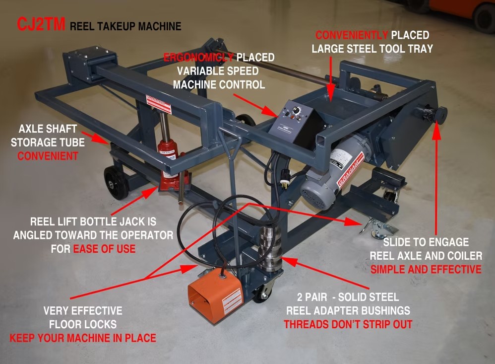 CJ2TM Reel Takeup Machine - View 4