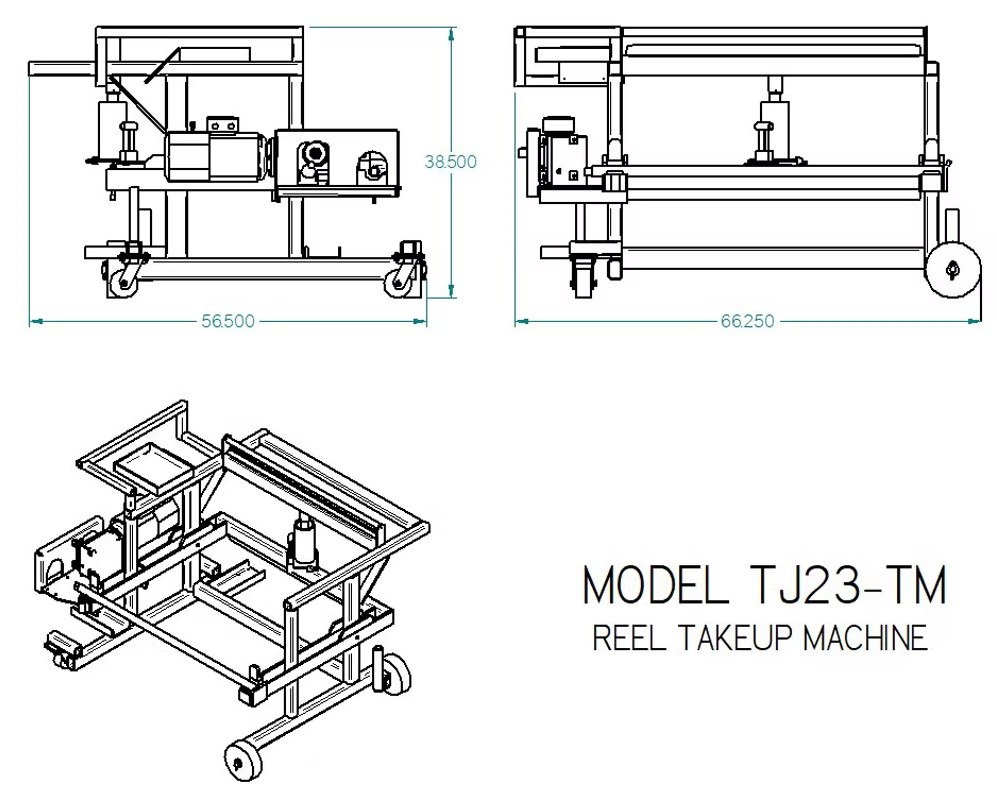 TJ23TM Reel Takeup Machine - View 7